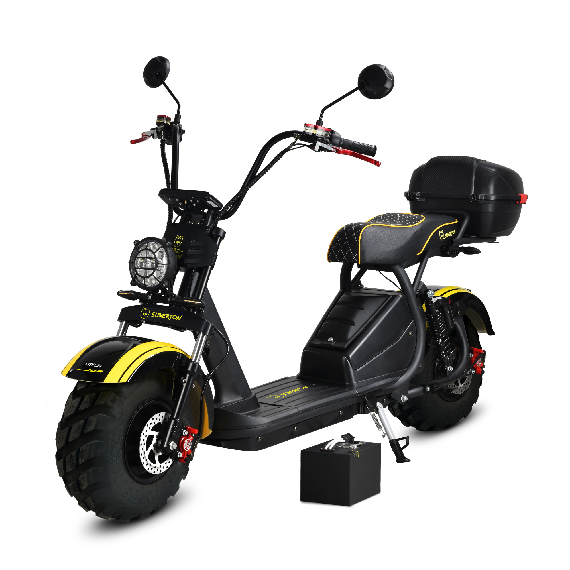 Электроскутер Siberton Pro Light 2000W 60V21Ah